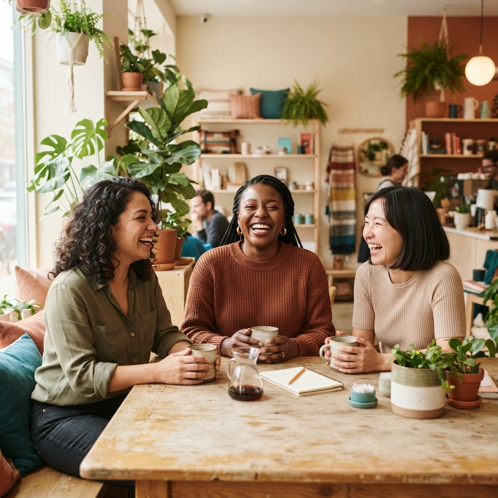 Founders and makers connecting inside MOSAÏKA HUB